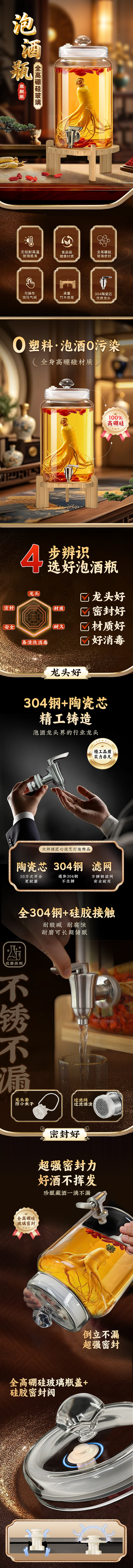 泡酒瓶详情（图ZMzk4Mjg2MjQ0） - 电商 - 站酷设计师白桦bouleau原创素材 - 站酷ZCOOL