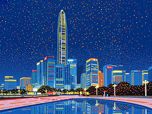 点彩绘梦  缤纷深圳