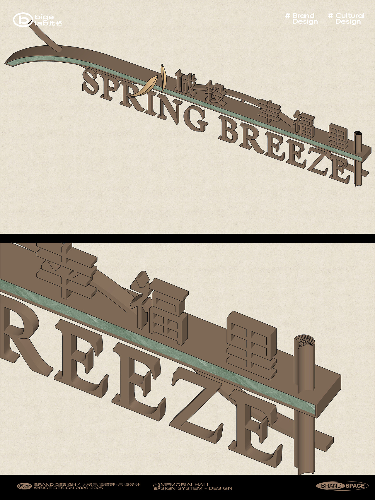 城投·幸福里地产小区导视标牌系统设计