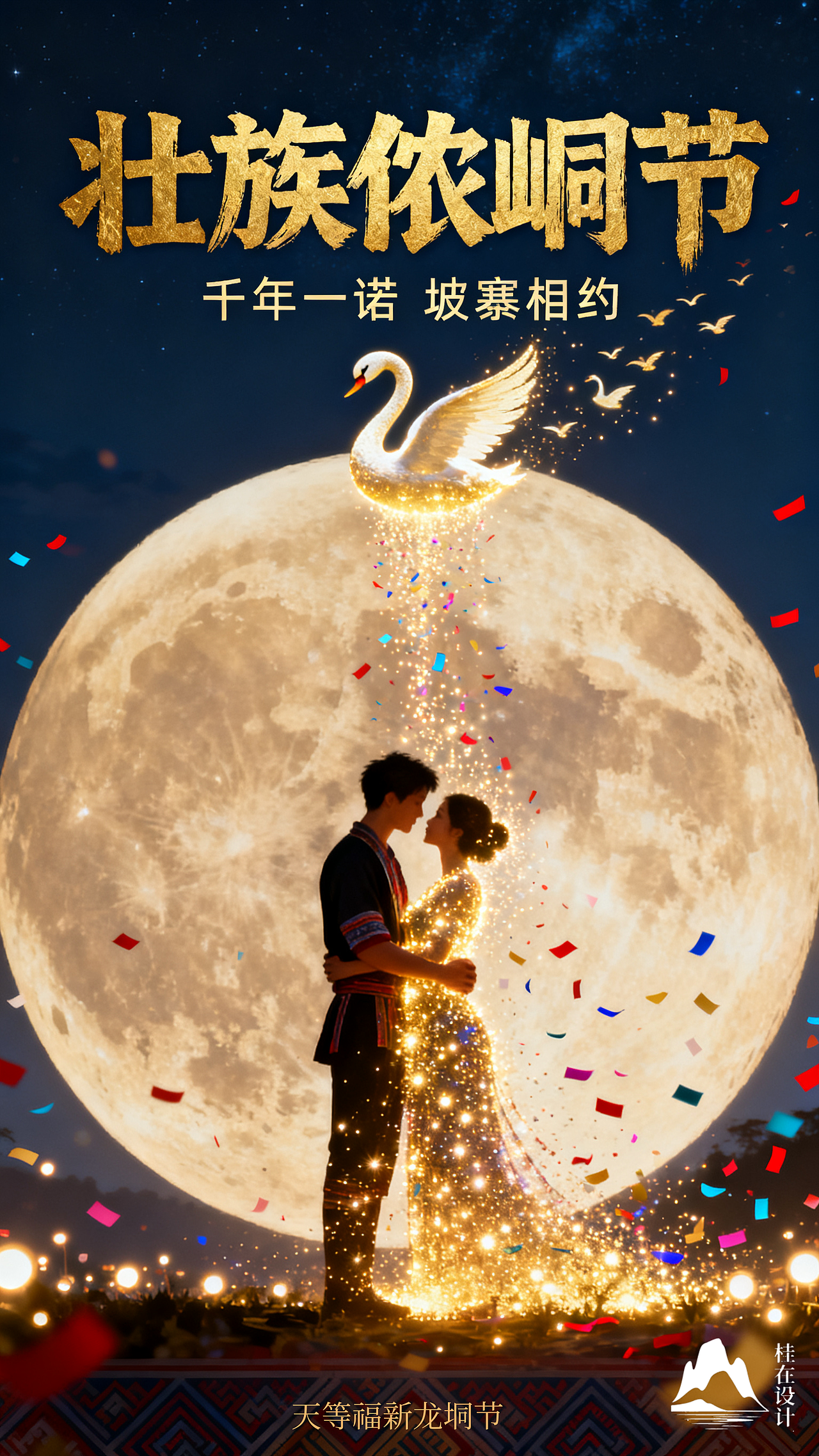 天等非遗项目设计海报