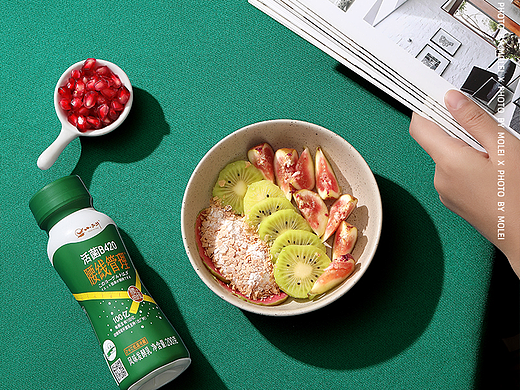 小西牛活菌腰线管理发酵乳酸奶|默雷