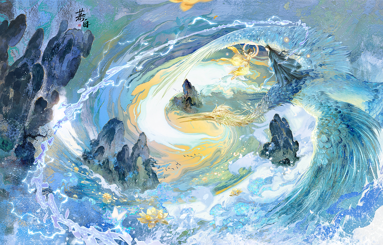 作品合集｜《山主之女》《梦回》《焚情》《春风得意》（图ZMzk4MjkyOTk2） - 商业插画 - 站酷设计师慕白__原创素材 - 站酷ZCOOL