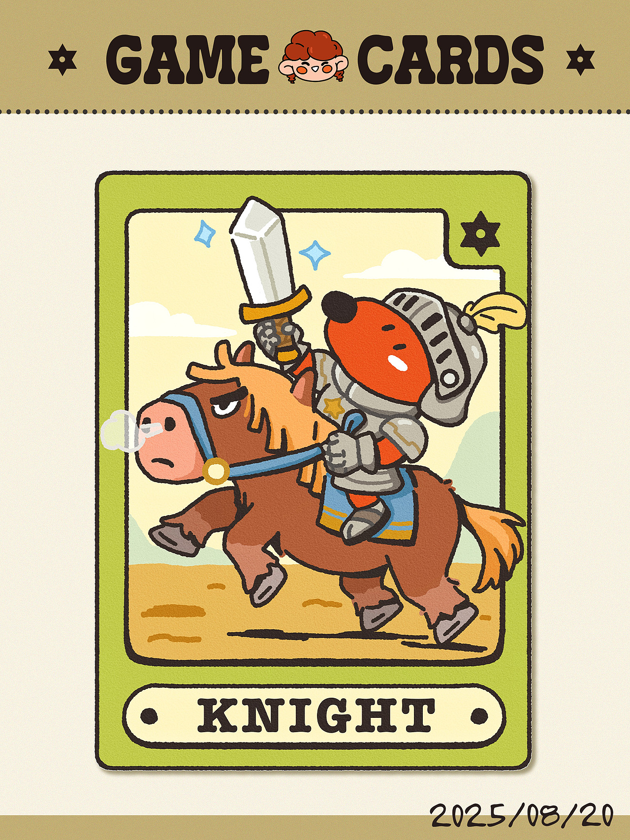 【东妞和狐仔】游戏卡牌系列（图ZMzk4Mjk1MDYw） - 创作习作 - 站酷设计师熊猫爱吃大枣原创素材 - 站酷ZCOOL