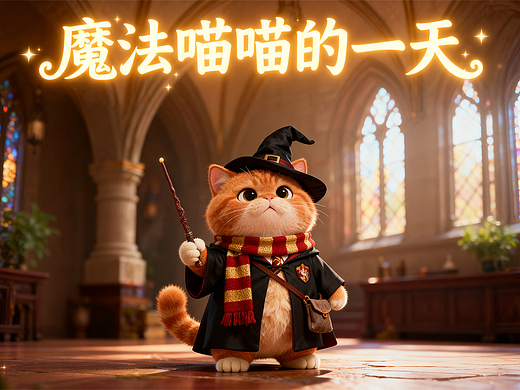 魔法喵喵的一天
