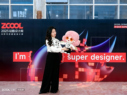 不用到现场也能 “打卡” 设计周！站酷设计Agent工作流让 “云互动” 从概念落地