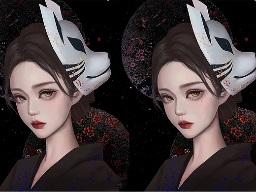 ZBrush-次世代面具少女角色模型制作教程。zbrush雕刻