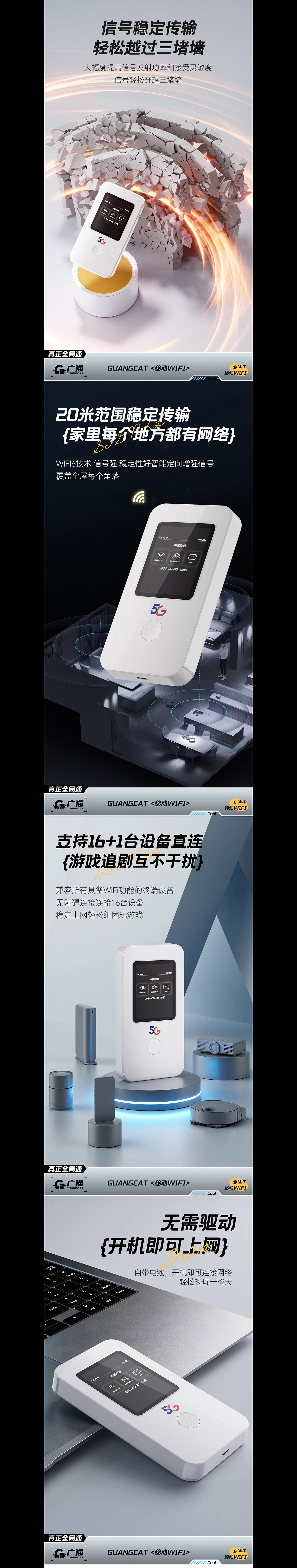 便携式移动WIFI渲染详情页