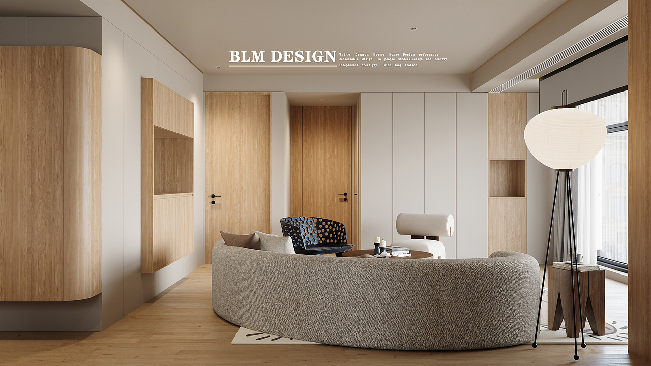 原木风-白龙马效果图（图ZMzk4MzA3NzY0） - 家装设计 - 站酷设计师白龙马效果图欣欣原创素材 - 站酷ZCOOL