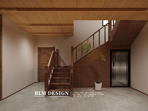 侘寂风——白龙马效果图