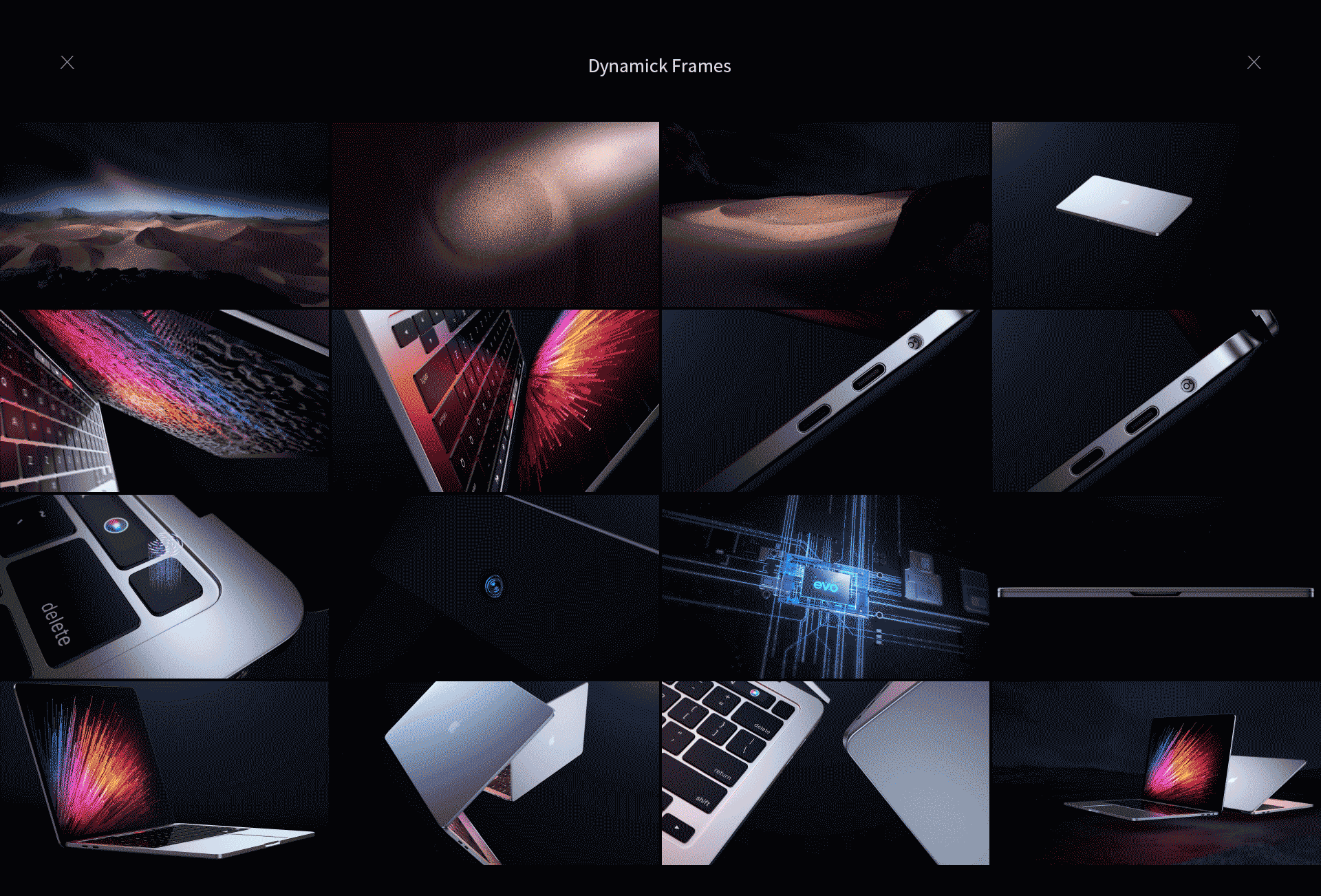 MACBOOKPRO产品动画/动态设计