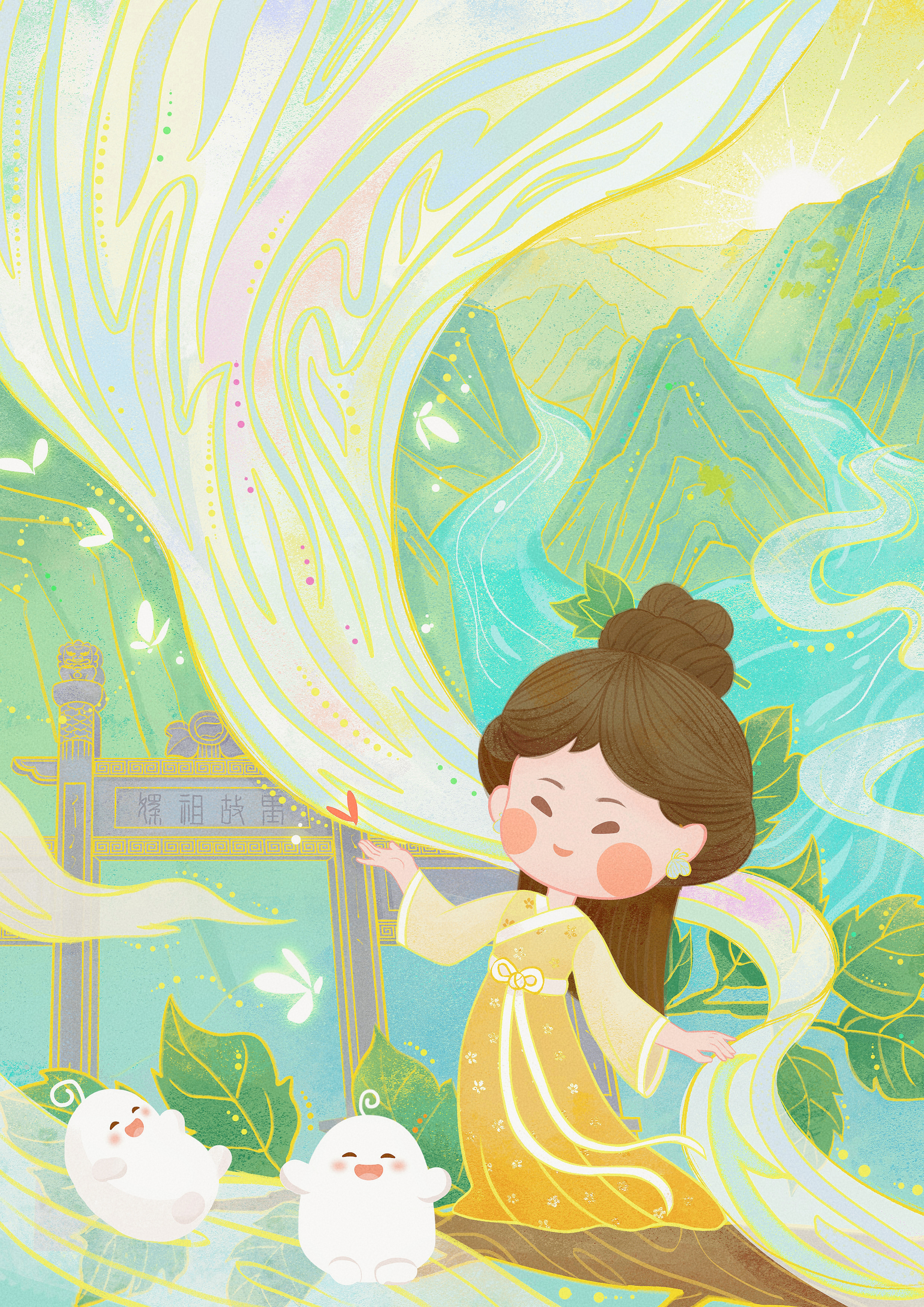 朋克嫘祖平面AI转3D（图ZMTUyNjU5NDQ=） - 评测 - 站酷设计师设计苏宏伟原创素材 - 站酷ZCOOL