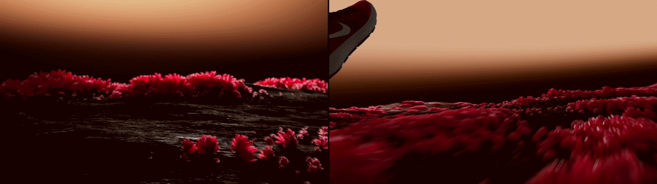 Nike跑步鞋三维视频