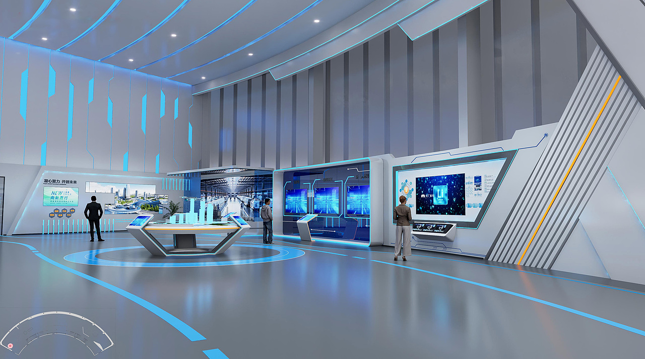 企业科技展厅调度指挥中心（图ZMzk4MzEzNTc2） - 展陈设计 - 站酷设计师maxker原创素材 - 站酷ZCOOL