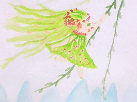 绘画疗愈“花草🌸精灵”