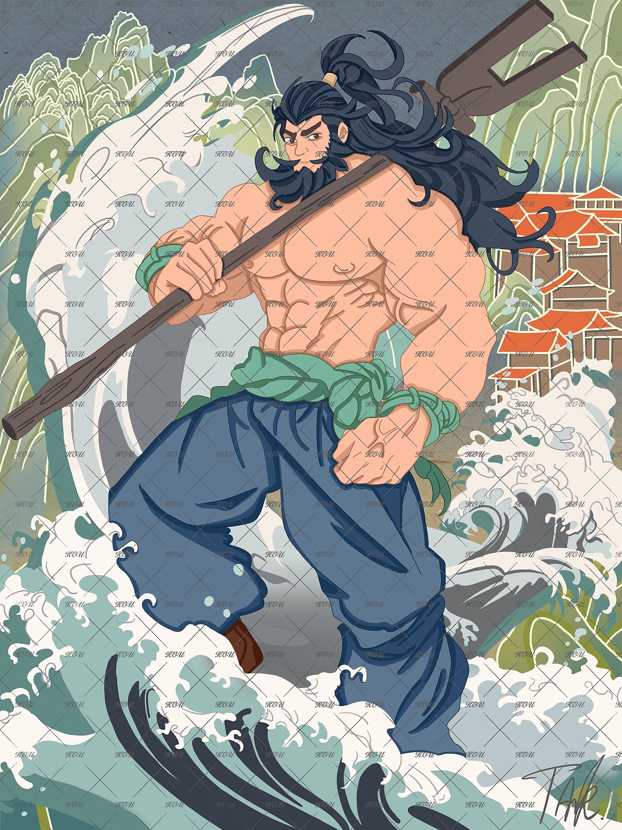 长治神话人物（图ZMzk4MzIzMTQ0） - IP形象 - 站酷设计师TanKK原创素材 - 站酷ZCOOL