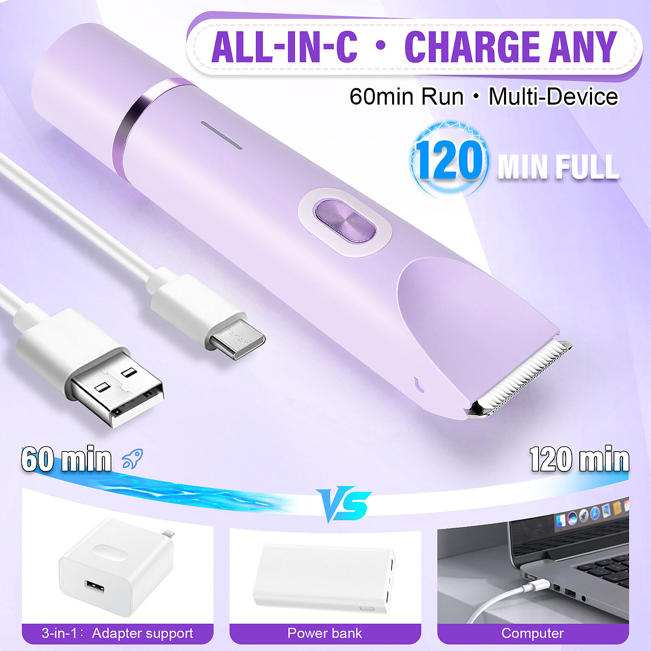 剃毛器2合一/亚马逊