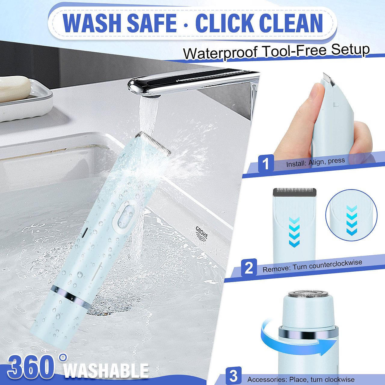 剃毛器2合一/亚马逊