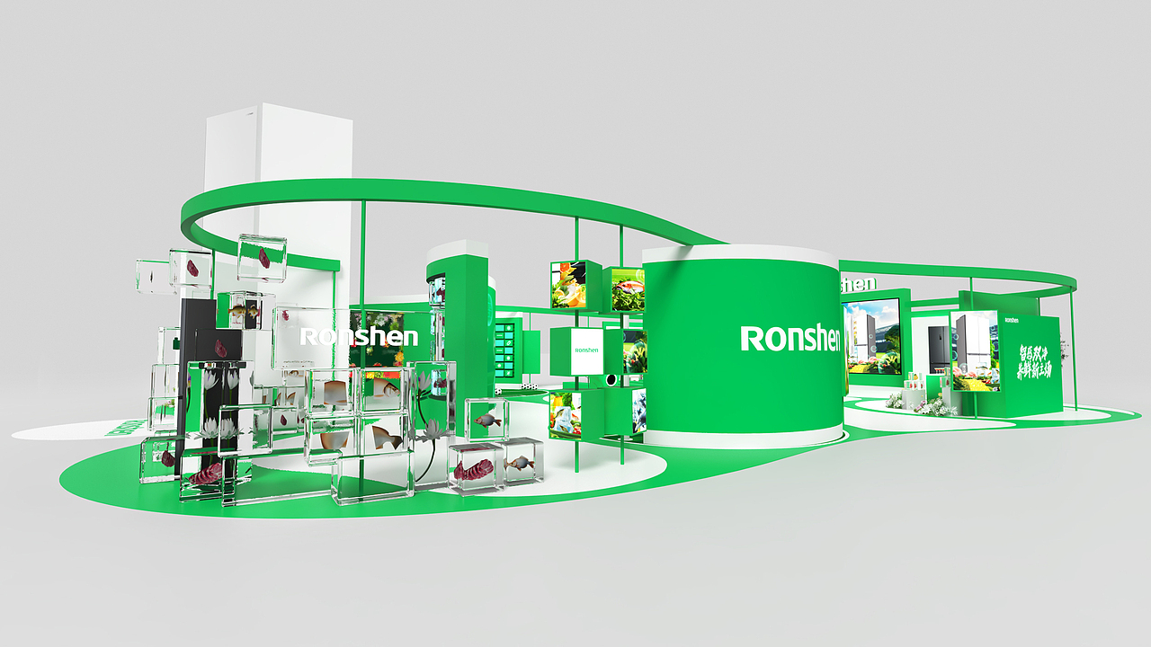 容声新品发布会展位（图ZMzk4MzQwNTU2） - 其他三维 - 站酷设计师屋背山的村民原创素材 - 站酷ZCOOL