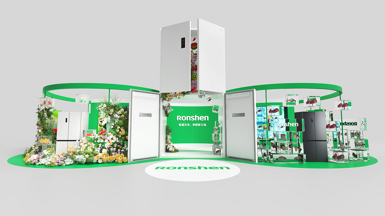 容声新品发布会展位（图ZMzk4MzQwNTQ4） - 其他三维 - 站酷设计师屋背山的村民原创素材 - 站酷ZCOOL