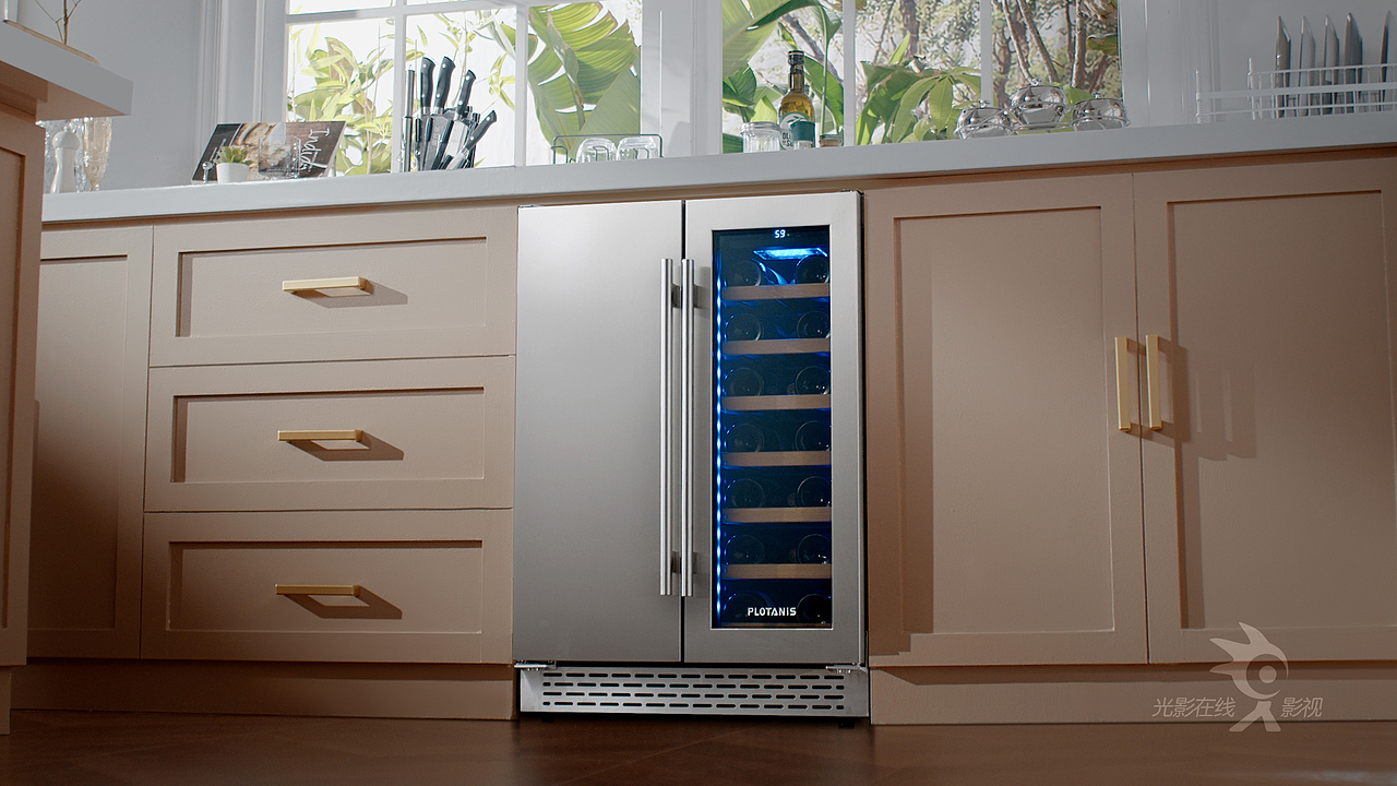 产品视频｜Plotanis双区单门酒柜｜红酒柜｜洋酒柜