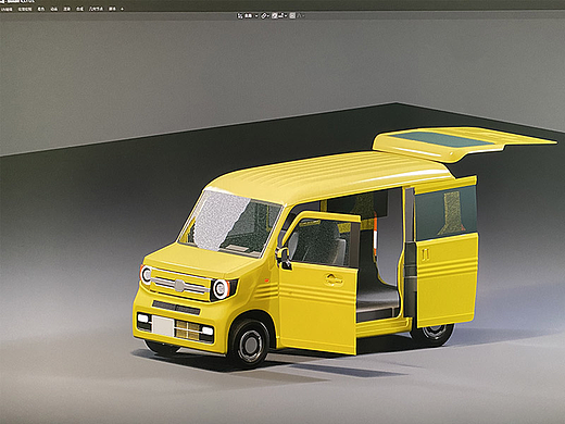 blender汽车建模练习