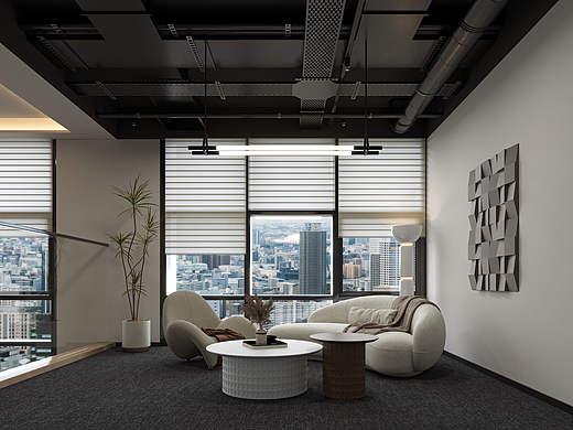 办公效果图案例