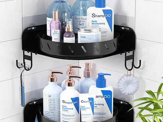 亚马逊产品浴室收纳盒 oc ps ai