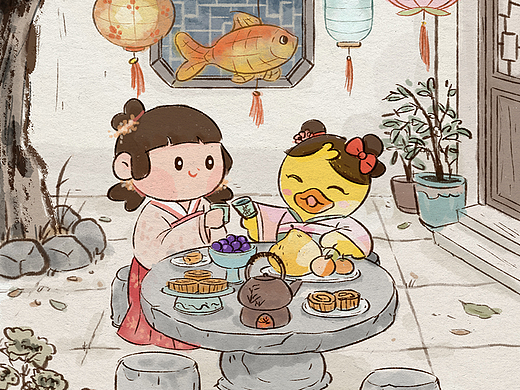 2025节日插画合集之国风系列