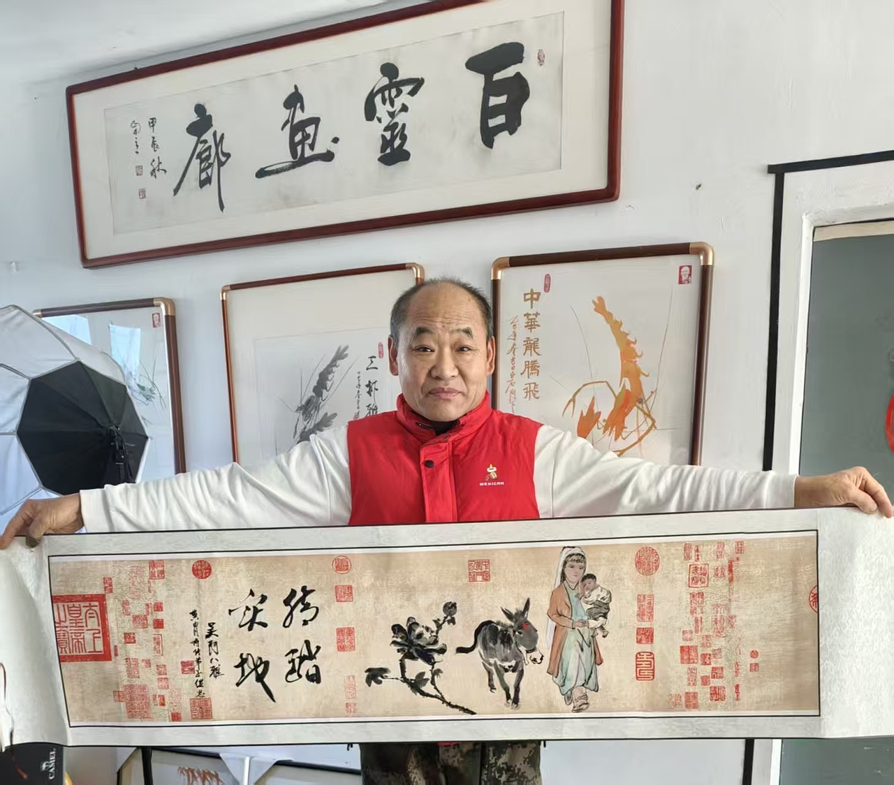 黑龙江鹤岗薛继忠作品《脚踏实地》黄胄再传弟子作品（图ZMzk4Mzg0MzUy） - 其他平面 - 站酷设计师观海听涛39736原创素材 - 站酷ZCOOL