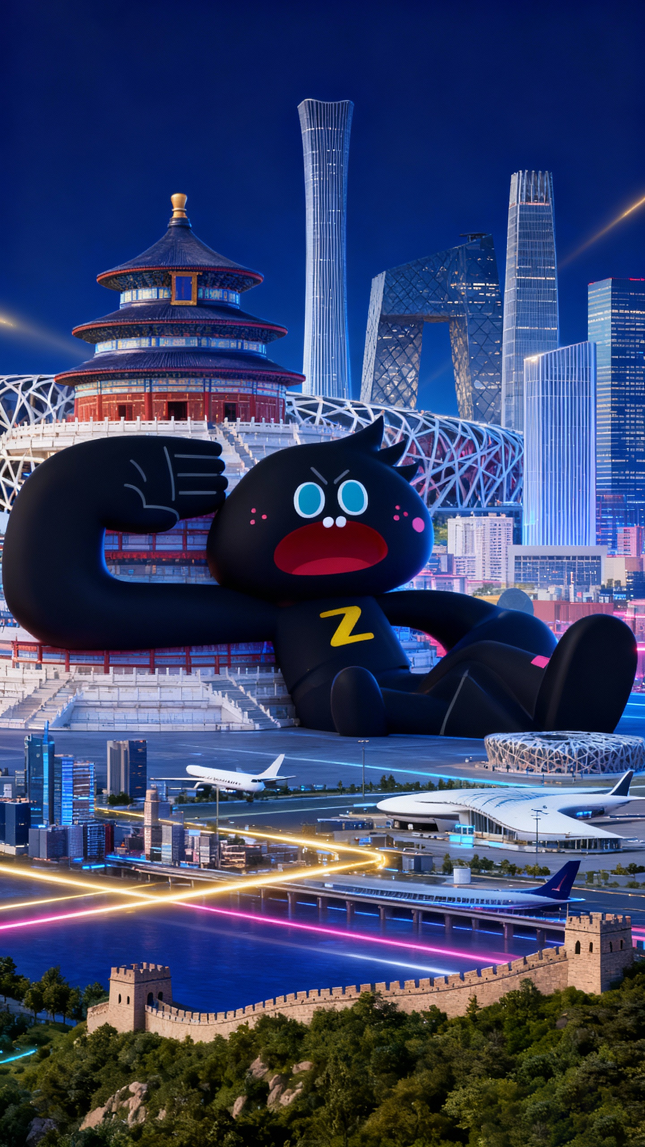 「巨CITY」上海（图ZMzk4Mzg1ODQ4） - AI作品 - 站酷设计师bleachty1原创素材 - 站酷ZCOOL