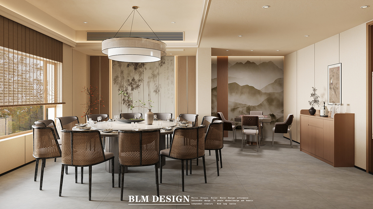 工装餐厅效果图案例