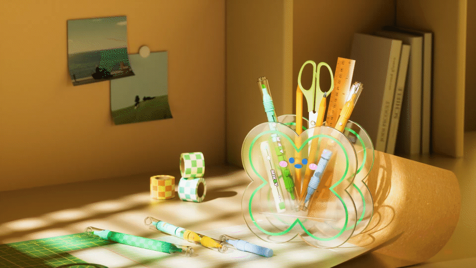 C4D动态学员麦奇—彩色笔动态（图ZMzk4MzkxNTQw） - 产品 - 站酷设计师C4D杨帆原创素材 - 站酷ZCOOL