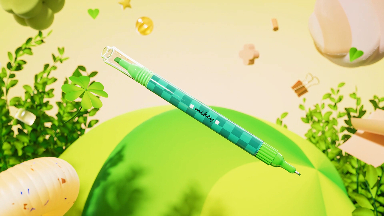 C4D动态学员麦奇—彩色笔动态（图ZMzk4MzkxNTcy） - 产品 - 站酷设计师C4D杨帆原创素材 - 站酷ZCOOL