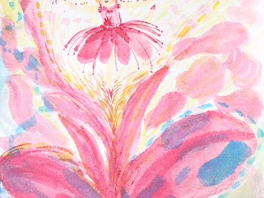 直觉绘画“花精灵”