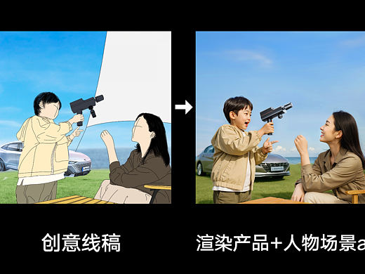 线稿——渲染、Ai出图 / 图拉斯洗车机