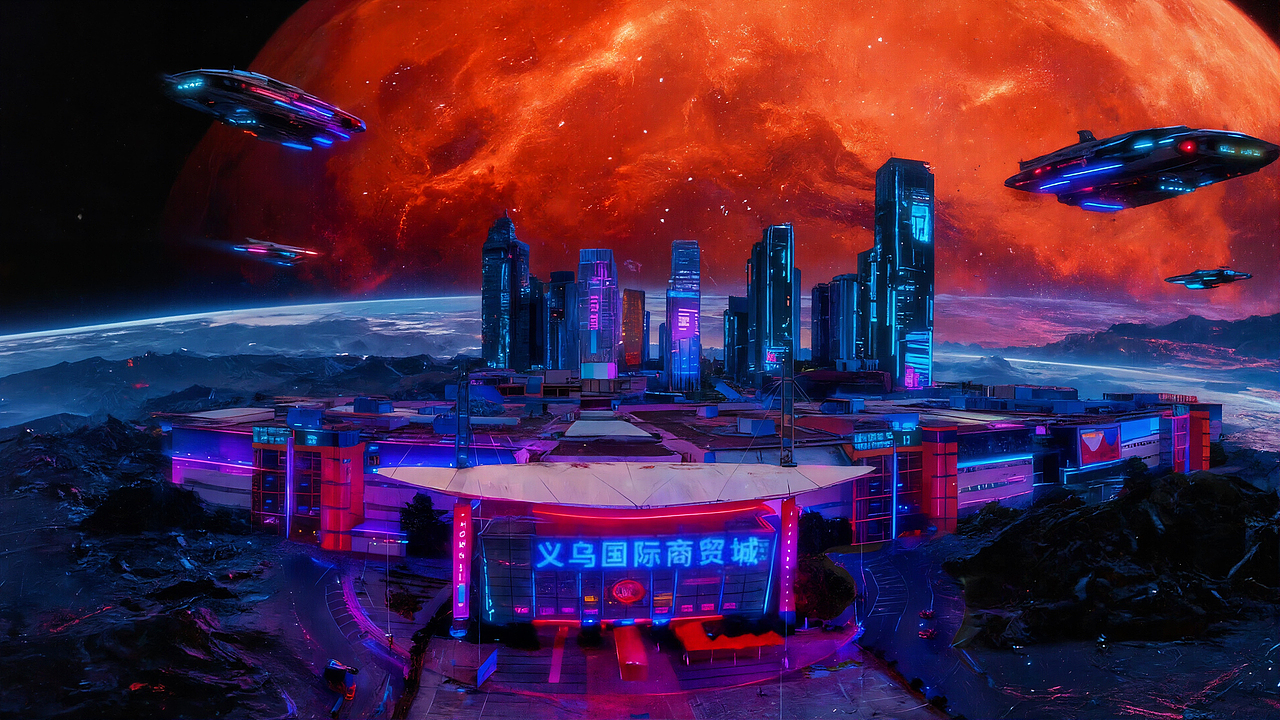 巨CITY I 宇宙义乌（图ZMzk4NDAzNjUy） - 海报 - 站酷设计师他好像一只狗噢原创素材 - 站酷ZCOOL