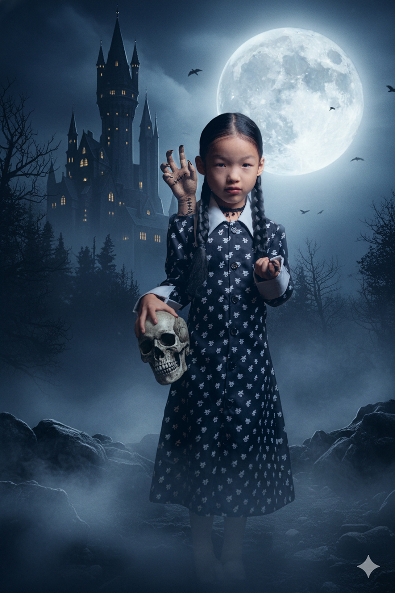 亲子人像 | 万圣节奇幻look（图ZMzk4NDA4NTEy） - AI作品 - 站酷设计师俊叔的光影盲盒原创素材 - 站酷ZCOOL