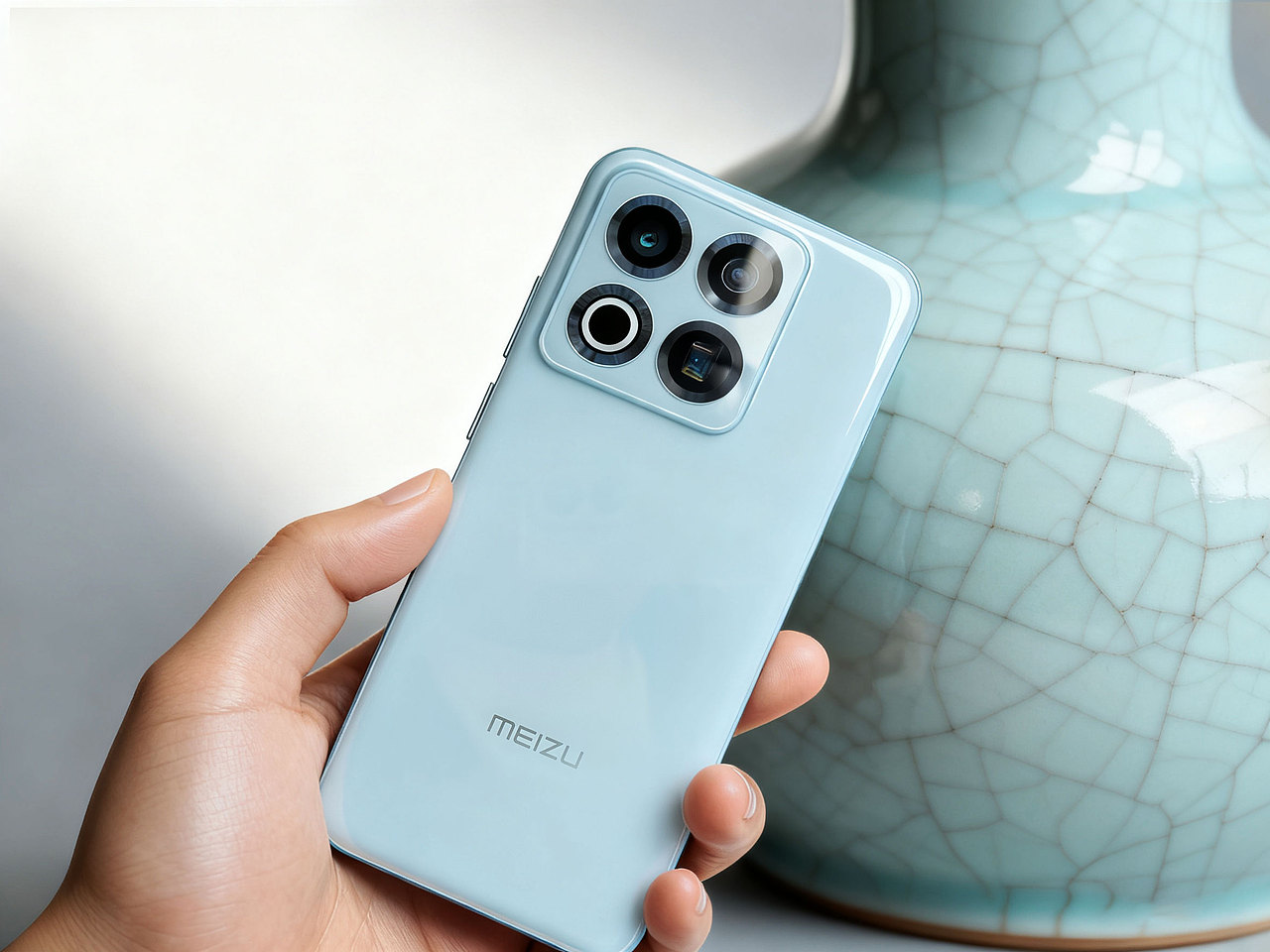 魅族22 月白天青 浪漫国色风华（图ZMzk4NDE3MTI0） - 产品摄影 - 站酷设计师韩小志原创素材 - 站酷ZCOOL