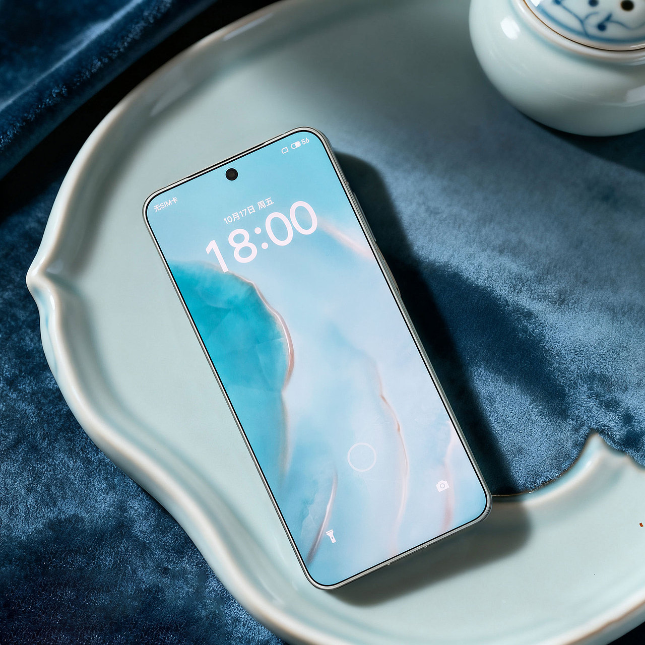 魅族22 月白天青 浪漫国色风华（图ZMzk4NDE3MTE2） - 产品摄影 - 站酷设计师韩小志原创素材 - 站酷ZCOOL