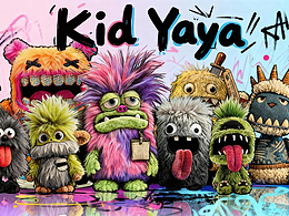 Kid Yaya毛怪毛绒玩具设计