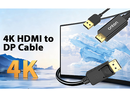 HDMI源转DP线(亚马逊主图+A+)