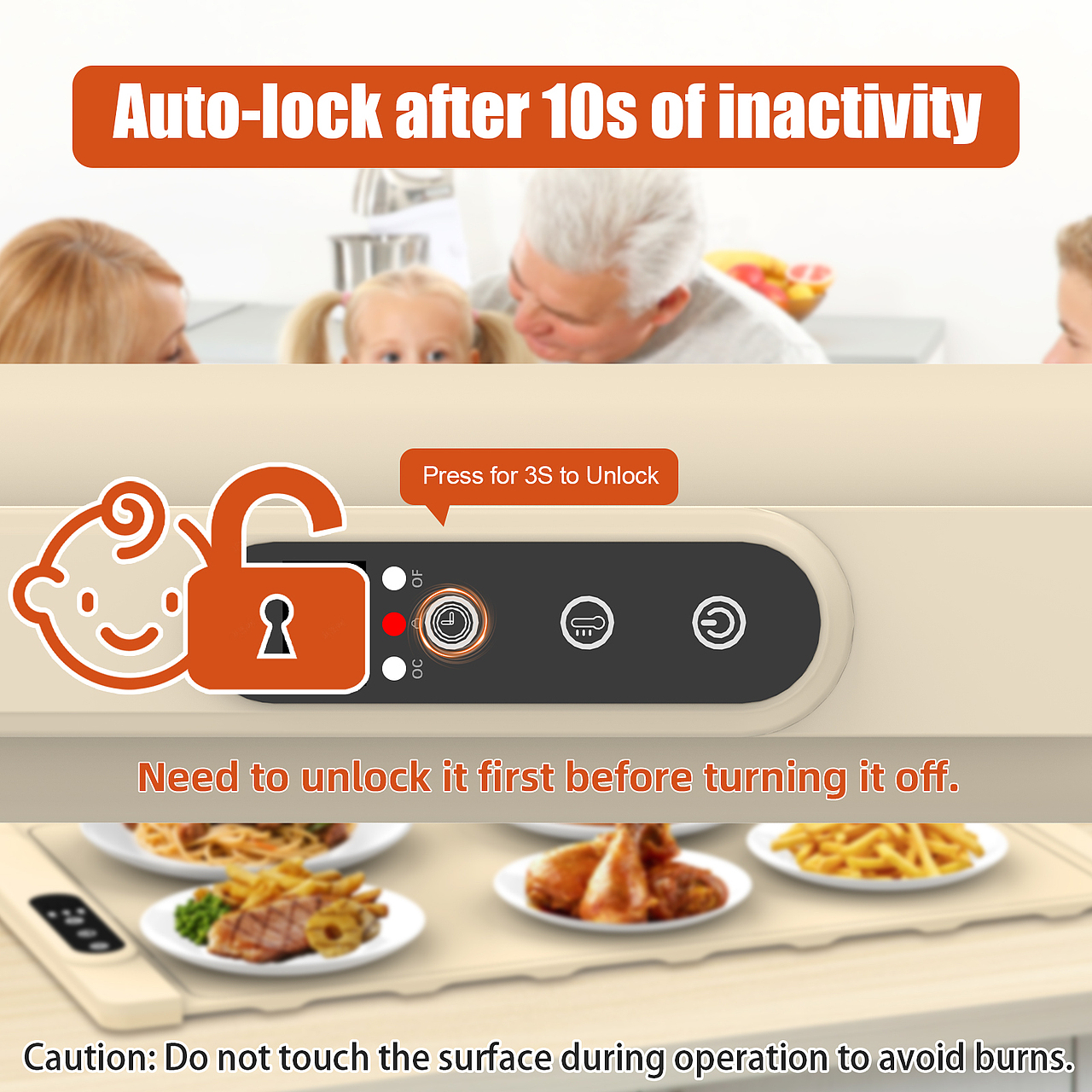 家用暖菜板（亚马逊主图+A+）（图ZMzk4NDUyNjIw） - 电商 - 站酷设计师Marvin4317原创素材 - 站酷ZCOOL