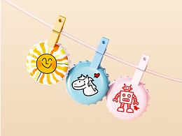 慢伴瓶盖车载香薰设计