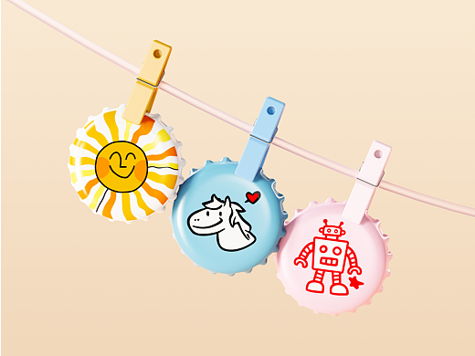 慢伴瓶盖车载香薰设计