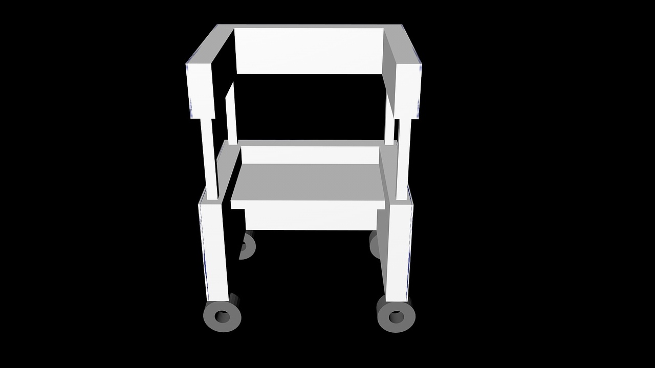 品牌策划/一支花店-推车效果图