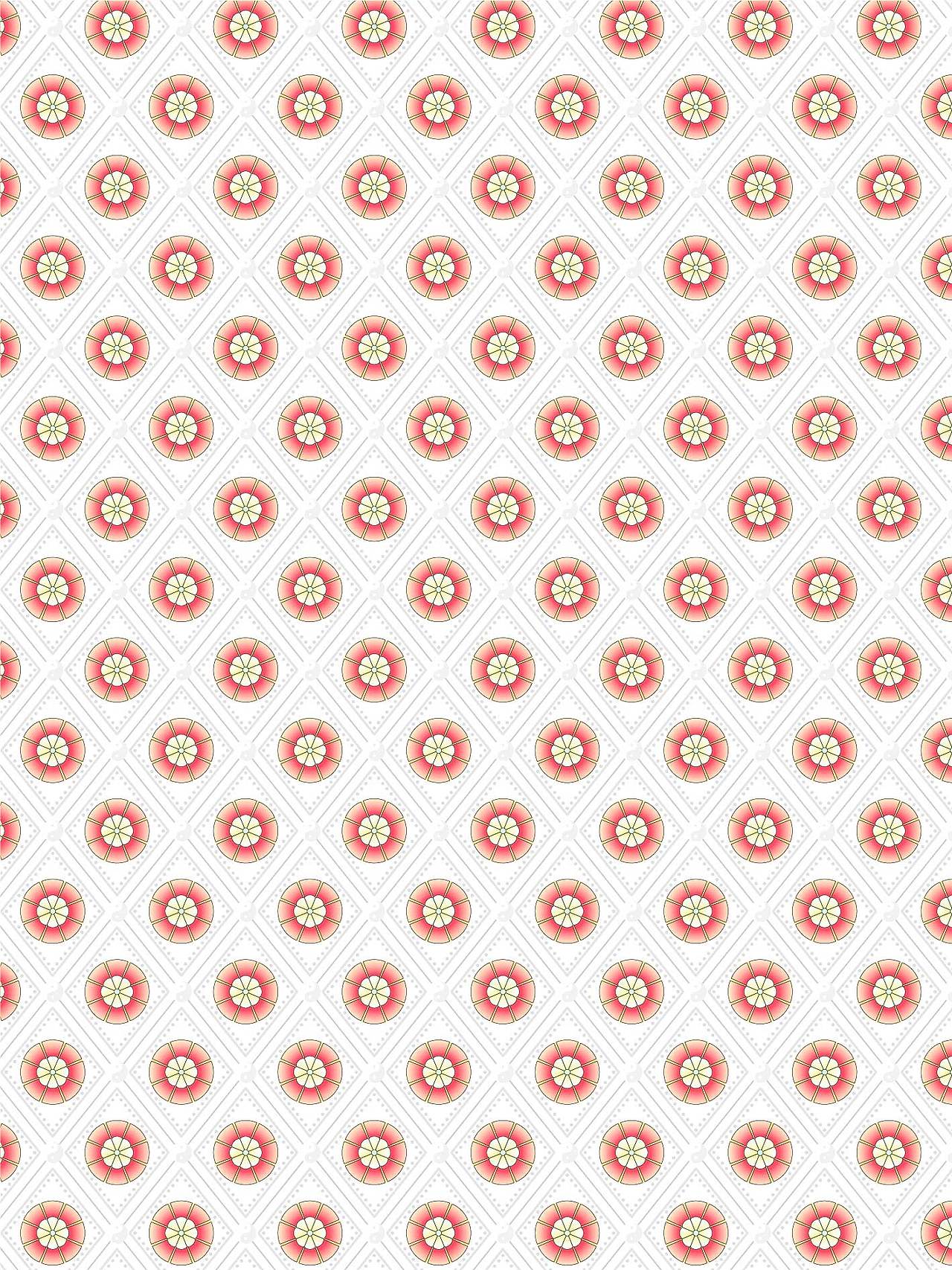 纹样｜皮球花纹（图ZMzk4NDY5ODQw） - 图案 - 站酷设计师设计师王千秋原创素材 - 站酷ZCOOL