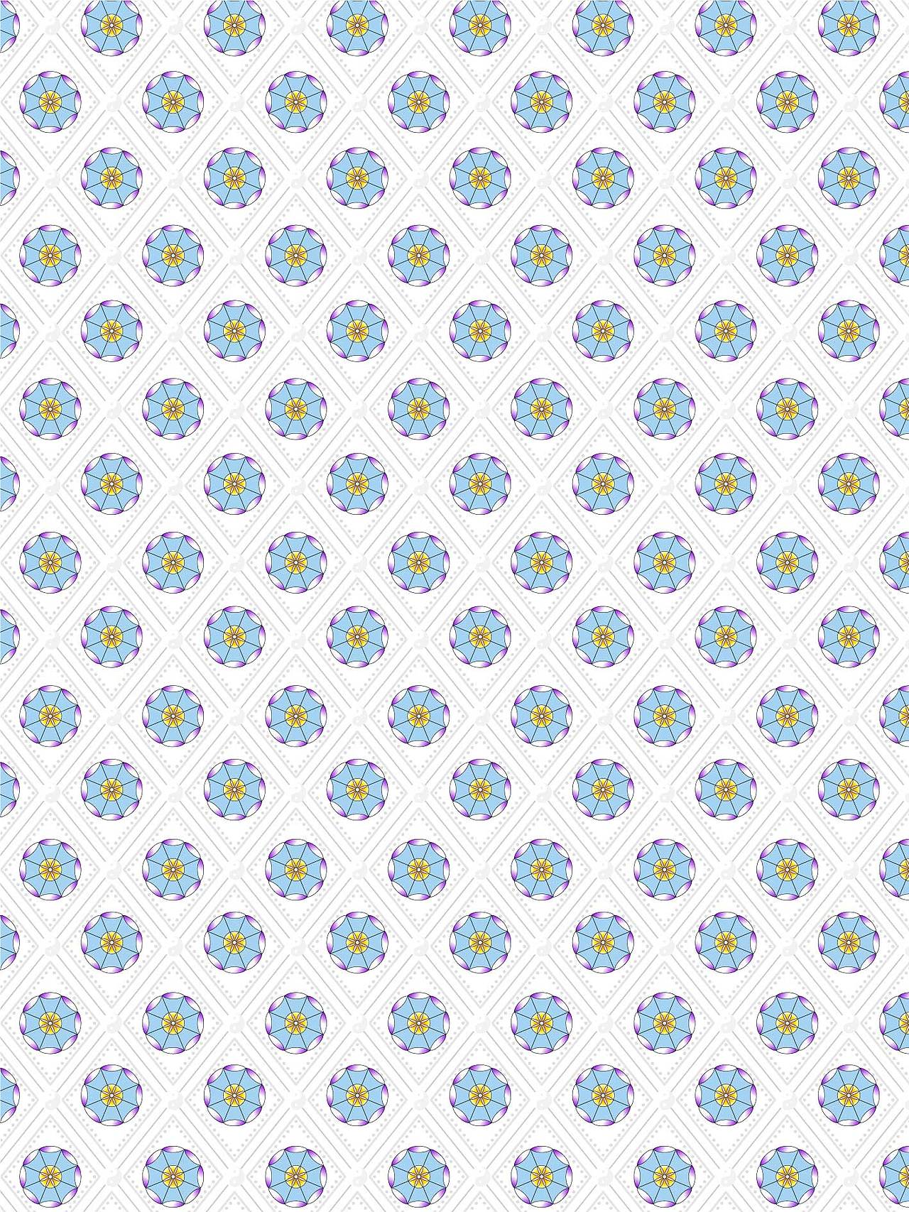 纹样｜皮球花纹（图ZMzk4NDY5ODQ0） - 图案 - 站酷设计师设计师王千秋原创素材 - 站酷ZCOOL