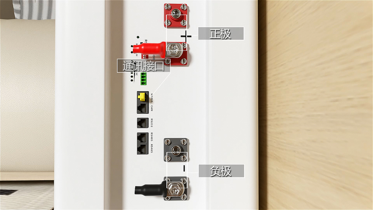 SDPO逆变器+立式电池接线安装教程使用场景演示
