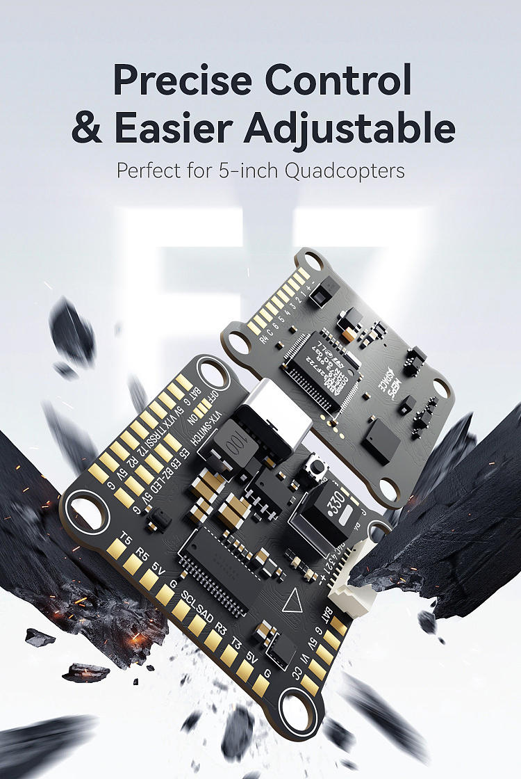 无人机FPV 飞控芯片动画