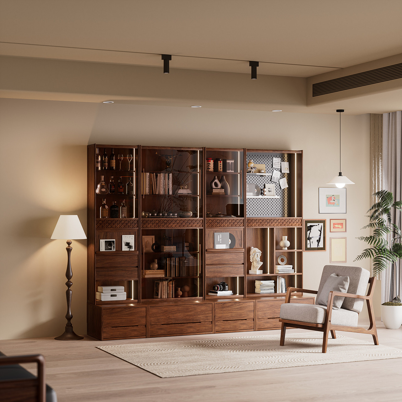 2025年OC渲染 新中式家具场景设计（图ZMzk4NDkyMzUy） - 产品 - 站酷设计师阿祖不睡觉原创素材 - 站酷ZCOOL